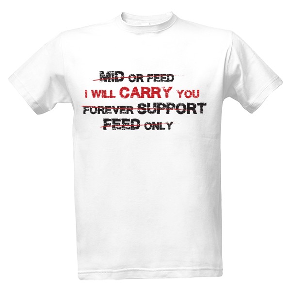 Tričko s potiskem Carry You