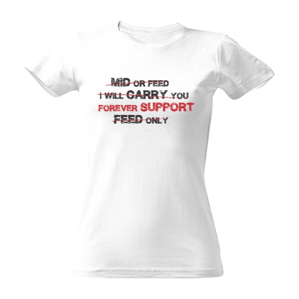Tričko s potiskem Forever Support